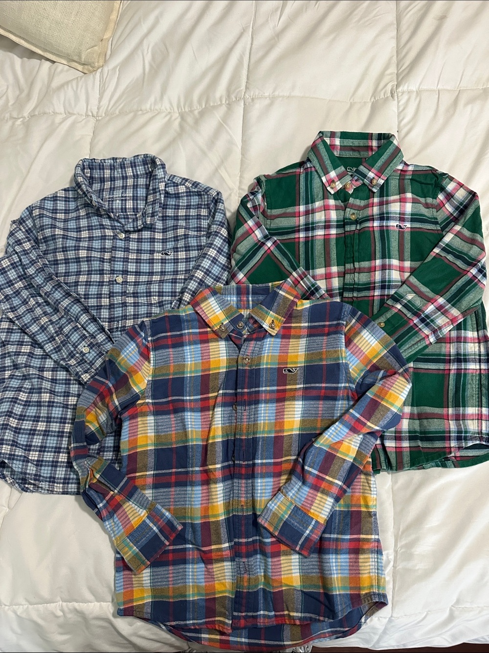 Vineyard Vines Boys Lot Trio - Plaid Button-Down Shirts